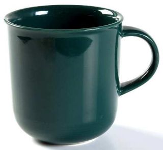 Nancy Calhoun Solid Color Evergreen Mug, Fine China Dinnerware   All Evergreen,