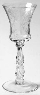 Cambridge Chantilly Wine Glass   Stem #3625, Etched