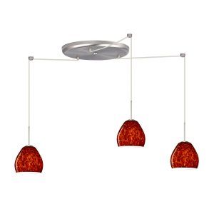 Besa Lighting BEL 3BW 412241 SN Bolla Pendant