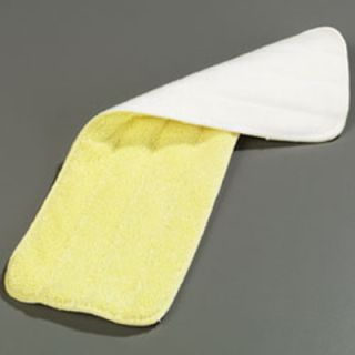 Carlisle 18 Wet/Dry Mop Pad   Looped End Microfiber, Yellow