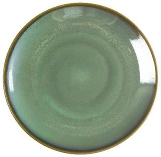 Sango Nova Green Salad Plate, Fine China Dinnerware   Stoneware, Green Speckles