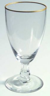 Glastonbury   Lotus First Love Clear Juice Glass   Stem L31
