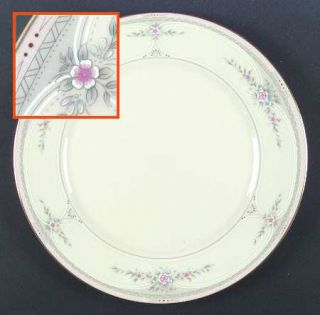 Lenox China Riverdale Dinner Plate, Fine China Dinnerware   Cosmopolitan, Pink&G