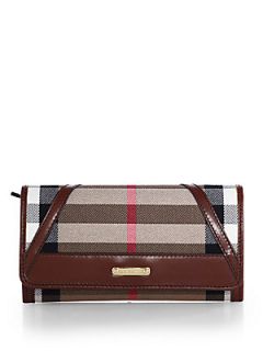 Burberry Penrose Flap Wallet   Dark Tan