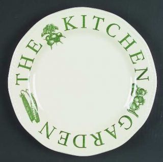 Enoch Wood & Sons Kitchen Garden, The Green Dinner Plate, Fine China Dinnerware