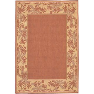 Recife Island Retreat Terra Cotta Natural Rug (76 X 109) (Terra CottaSecondary colors NaturalTip We recommend the use of a non skid pad to keep the rug in place on smooth surfaces.All rug sizes are approximate. Due to the difference of monitor colors, s