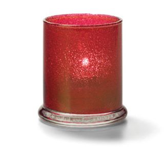 Hollowick Votive Lamp w/ Cylinder Style For HD15, HD12 & HD8, 3.63x3 in, Glass, Ruby Jewel