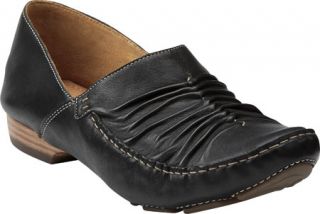 Womens Clarks Fara Adele   Black Leather Low Heel Shoes