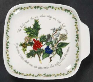 Portmeirion Holly And The Ivy, The Canape Plate, Fine China Dinnerware   Holly,I