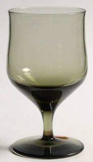 Bryce Ballet Green Wine Glass   Stem 1042, Dark Green