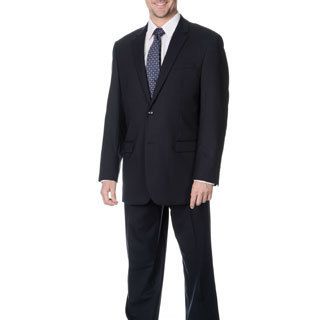 Martino Mens Slim Fit Wool Rich Navy Wool Blend Suit