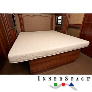 Innerspace 4.5 inch Queen size Luxury Rv Gel infused Memory Foam Mattress (QueenSet includes Mattress onlyConstruction 3 inch polyurethane base, 1 inch memory foam, 0.5 inch of cool gelMedium to medium firm 1.5 pounds density and ILD of 34Materials Po