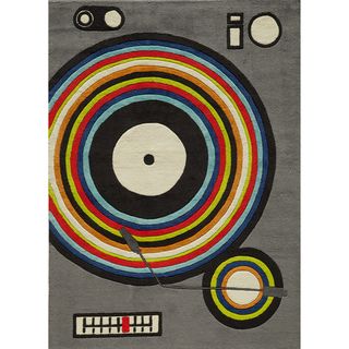 Momeni Hand tufted Lil Mo Hipster Dj Rug (8 X 10)