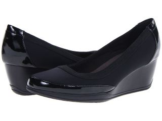 Clarks Portrait Bank Womens Wedge Shoes (Black)