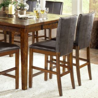 Steve Silver Furniture Davenport Counter Height Dining Chair in Tobacco DA550CC