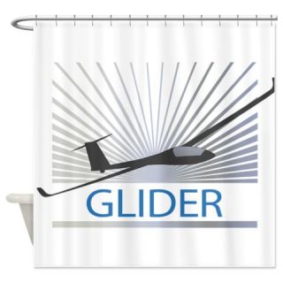  Aircraft Glider Shower Curtain  Use code FREECART at Checkout