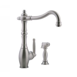 Meridian Faucets 2058090 Universal Single Lever Kitchen Faucet with Spray