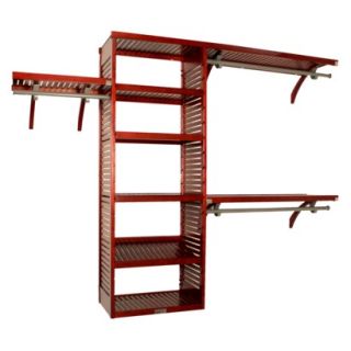 John Louis Home Deluxe 6 10 Shelving System   Red Mahogany (16)