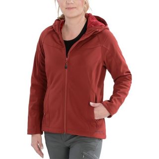 Merrell Layne Soft Shell Jacket   Hooded (For Women)   SEA SALT (M )