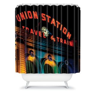 DENY Designs Bird Wanna Whistle Union Station Shower Curtain Multicolor   12641 