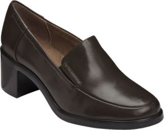 Womens Aerosoles Heartthrob   Dark Brown Leather Casual Shoes