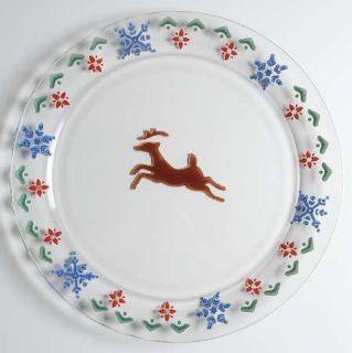 Pfaltzgraff Nordic Christmas Glassware Torte Plate, Fine China Dinnerware   Blue