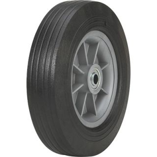 Martin Flat Free Solid Rubber Tire and Poly Wheel   10 x 275 Tire, Model#