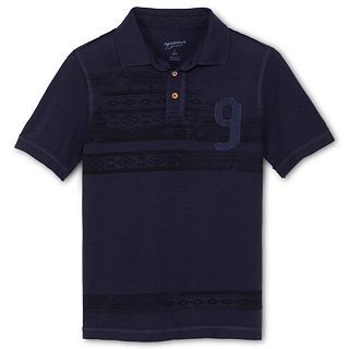 ARIZONA Pique Polo Shirt   Boys 4 18, Navy Sport, Boys