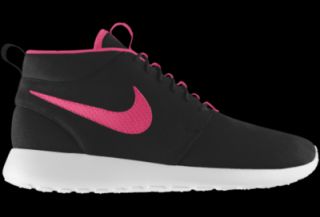 Nike Roshe Run Mid Premium iD Custom Mens Shoes   Pink