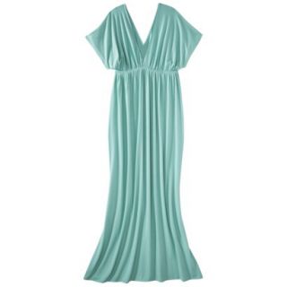Merona Petites Short Sleeve Maxi Dress   Aqua Blue XSP