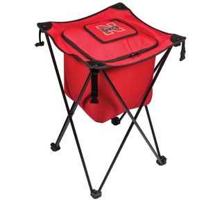 Picnic Time University Of Nebraska Cornhuskers Sidekick Portable Cooler (RedMaterials Polyester; PVC liner and drainage spout; steel frameDimensions Opened 18.5 inches Long x 18.5 inches Wide x 27.8 inches HighDimensions Closed 8 inches Long x 8 inches