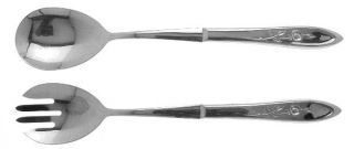 Oneida My Rose (Stainless) 2 Piece Salad Set, Solid Pieces   Stainless,Community