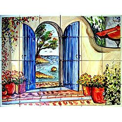 Welcome Atmosphere Mosaic 24 tile Wall Mural