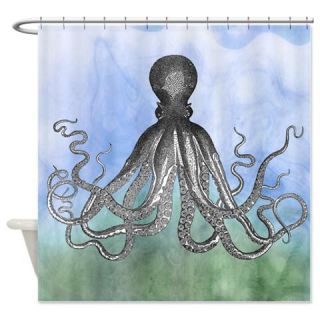  Watercolor Octopus Shower Curtain  Use code FREECART at Checkout