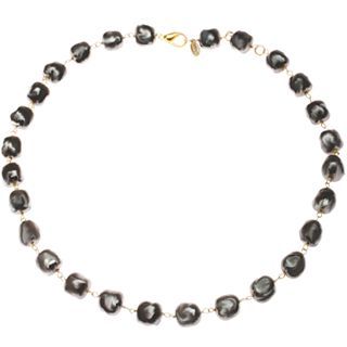 dom by dominique cohen Gray Pearlescent Beaded Necklace, Womens