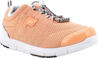 Womens Propet TravelWalker II   Peach Mesh Lace Up Shoes