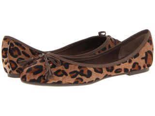 Calvin Klein Jeans Timara 2 Leopard Haircalf Womens Flat Shoes (Animal Print)