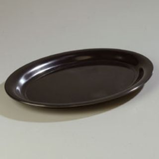 Carlisle Oval Catering Platter   21x15 Melamine, Black