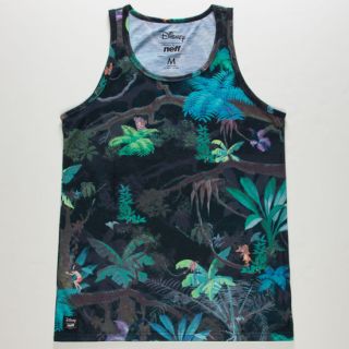 Disney Collection Jungle Book Mens Tank Green In Sizes Xx Large, X Large,