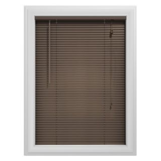 Bali Essentials 1 Aluminum Horizontal Blind   Char Brown(23x72)