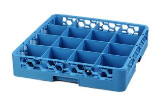 Carlisle Full Size Dishwasher Cup Rack   16 Compartments, Blue