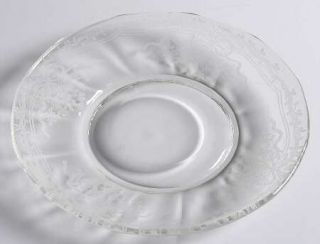 Fostoria June Clear Saucer Only   Stem #5098, Etch    #279, Clear