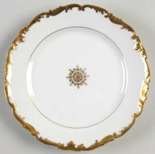 Tressemanes & Vogt 6537 Bread & Butter Plate, Fine China Dinnerware   Scalloped,