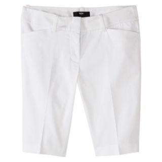 Mossimo Petites Bermuda Shorts   White 16P