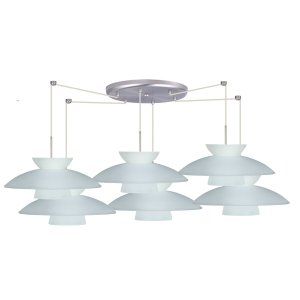 Besa Lighting BEL 6JC 451325 SN Trilo Pendant