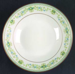 Noritake Spring Meadow Coupe Soup Bowl, Fine China Dinnerware   Blue Geometric B