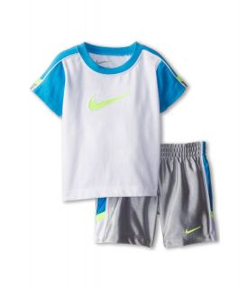 Nike Kids Swoosh Short Set Boys Sets (Gray)