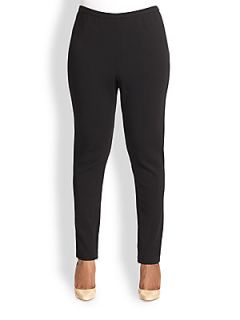 Lafayette 148 New York, Sizes 14 24 Contoured Slim Pants   Black