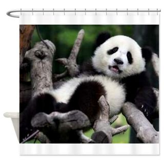  Relaxing Panda Shower Curtain  Use code FREECART at Checkout