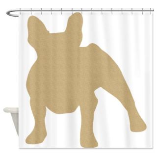  French Bulldog Shower Curtain  Use code FREECART at Checkout